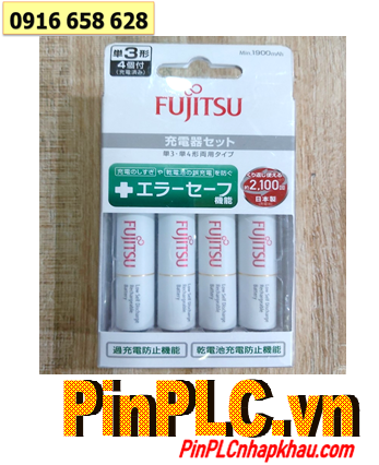 Fujitsu FCT345FXCST (FX) _Bộ sạc FCT345FXCST (FX) kèm 4 pin sạc Fujitsu HR-3UTC (AA1900mAh)